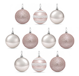 Set de 10 Bolas Navideñas de 7cm