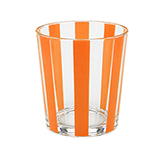 Vaso Rayas Naranja de 400ml