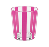 Vaso Rayas Rosadas de 400 ml