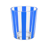 Vaso Rayas Azules de 400ml