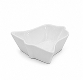 Bandeja de Cerámica Campana Blanca 10x10x3.5cm