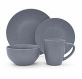 Vajilla Vareo Mate 16 Piezas Gris