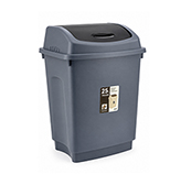 Tacho Plástico 25 L Gris