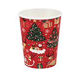 Vaso 9oz Árbol Navidad 10 Unidades