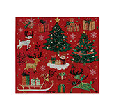 Servilleta 33x33cm Árbol Navidad 20 Unidades