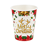 Vaso 9oz Flor Ponsetia 10 Unidades