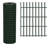 Malla Galvanizada Plastificada Verde 2x1