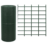 Malla Galvanizada Plastificada Verde 1x1