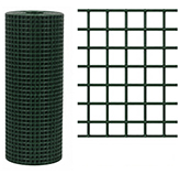 Malla Galvanizada Plastificada Verde 1/2