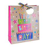 Funda de Regalos Happy 26x32x10cm