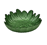 Plato de Vidrio con Diseño de Palma 16cm