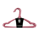 Armador Rosado de Metal para Ropa de Niño 10 Piezas