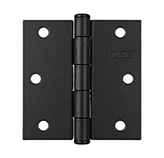 Bisagra Pasador Negro 3x3 x2.5mm con Tornillo AYB