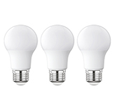 Focos LED A60 de 9W E27 Luz Día 3 Unidades Eurolight