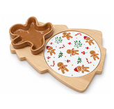 Set de Tabla para Servir Navideño Árbol 2 Piezas