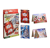 Set de Manualidad Tarjetas Navideñas X4