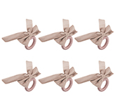 Set de Aro de Servilletas Christmas Beauty X6 Piezas