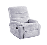 Sofá Reclinable 1 Puesto Sarah Gris Claro