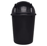 Tacho Plástico 7.5L con Tapa 38cm Negro Jaguar