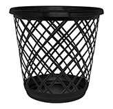 Tacho Plástico con Hueco 10L 27x26cm Negro Jaguar