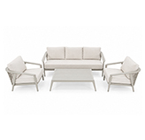 Mueble de Patío Bari Beige 4 Piezas