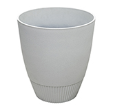 Portamacetero Blanco 41x35cm Diseño de Líneas