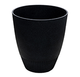 Portamacetero Negro 41x35cm Diseño de Líneas