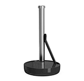Porta Rollo para Cocina Negro Cromo