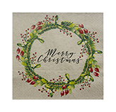 Servilleta Holiday Wreat 33x33cm