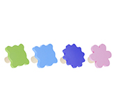 Set de Ganchos Shape 8x8x6cm 4 Piezas