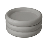 Organizador para Joyas con Espejo 18x9cm Gris