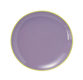 Plato Bicolor Morado Verde 21cm