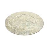 Porta Plato Nacar Blanco 33cm