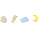 Set de Ganchos Sky 4 Piezas 8X8X6cm