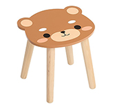 Taburete con Diseño de Oso 28X27cm