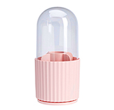 Organizador de Brochas para Make Up Giratorio Rosa