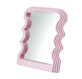 Espejo de Mesa Whip Rosa 22X17X3cm