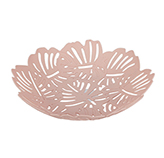 Frutero Leaves Rosa 27X6cm