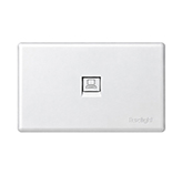 Toma Datos RJ45 Blanco Danubio Eurolight