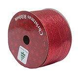 Cinta Navideña Roja 2.1/2x10YDS