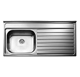 Lavadero para Sobremesón de Acero Inoxidable de 100 x 50 cm Teka