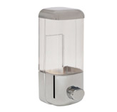 Dispensador de Jabón Líquido Vertical Transparente en el Centro con Un Servicio 500ML