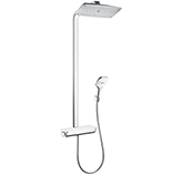 Grifería con Cabeza de Ducha y Ducha  Teléfono de 1 Función Blanco Cromo Hansgrohe