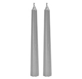 Velas Plateadas Octogonales 2 Piezas