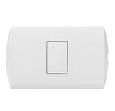 Interruptor Sencillo Blanco Luz Piloto Modus Style