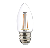 Foco Led Vintage Clear Candle 4w E27 Luz Cálida Sylvania