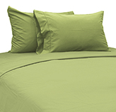 Sábana Verde Olivo Cotton Touch Chateau