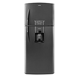 Refrigerador Black Steel de 400 Litros con Dispensador de Agua Mabe