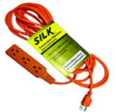 Extensión para Interperie de 25 Pies con 3 Tomacorriente 16 x 3 Silk