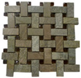 Mosaico de Piedra/Vidrio Copper 28.5x28.5 cm